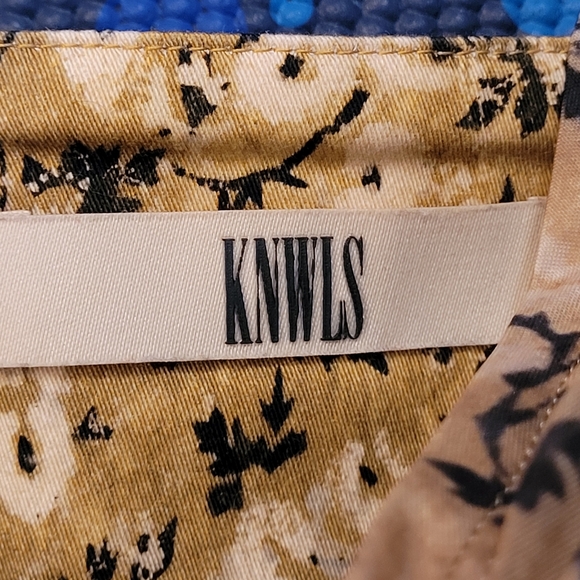 Knwls Scythe Corset Yellow Wallflower Floral Sheer Top - S - Picture 4 of 9